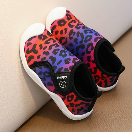 

Toddler Kids Leopard Anti-slip Softness Bottom Sneakers