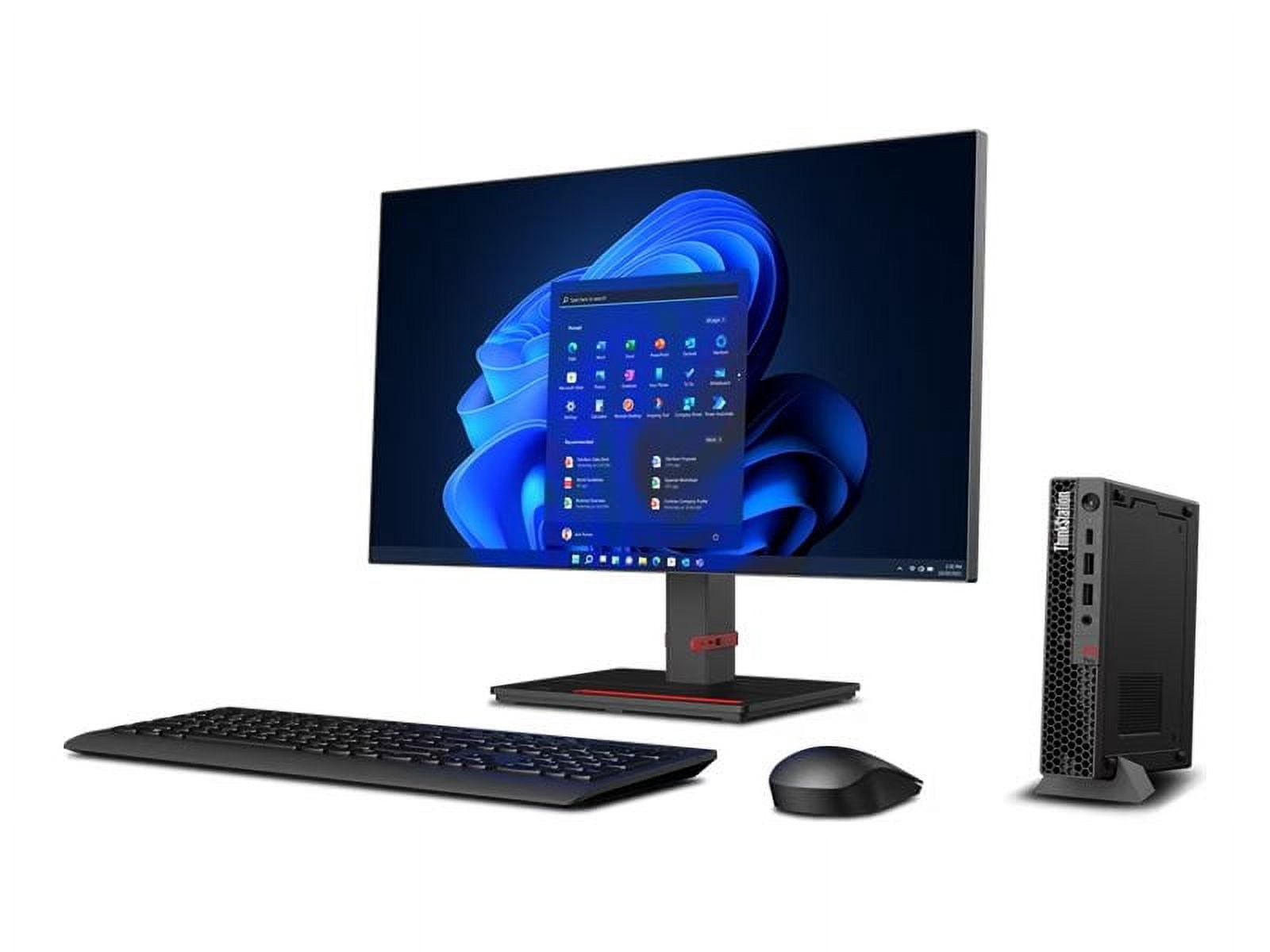 Lenovo ThinkStation P3 30H0 - Tiny 1 x Core i9 13900 / up to 5.6 GHz - vPro Enterprise - RAM 64 GB - SSD 2 TB - TCG Opal Encryption, NVMe, Performance - T1000 - Gigabit Ethernet, IEEE 802.11ax (Wi-Fi 6E) - Win 11 Pro - monitor: none - keyboard: US - black - Lenovo TopSeller - with 3 Years Lenovo Premier Support