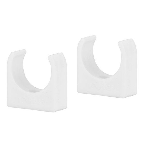 Gas Pipe Clamp,20pcs 16/20/25/32mm U Shaped Pipe Clamp PVC Clamp Sleek Aesthetic
