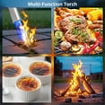 thumbnail image 6 of Kitchen Cooking Torch,Powerful Propane Torch Head,Culinary Torch Lighter,Adjustable Blow Torch for Searing Steak, Grill, Charcoal Starter, Campfire,Propane Tank Not Included(Grey), 6 of 8