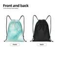 thumbnail image 2 of Yiaed Blue Marble Print Drawstring Bags Drawstring Backpack Bulk String Back Pack Gym Sport Bag-Small, 2 of 5