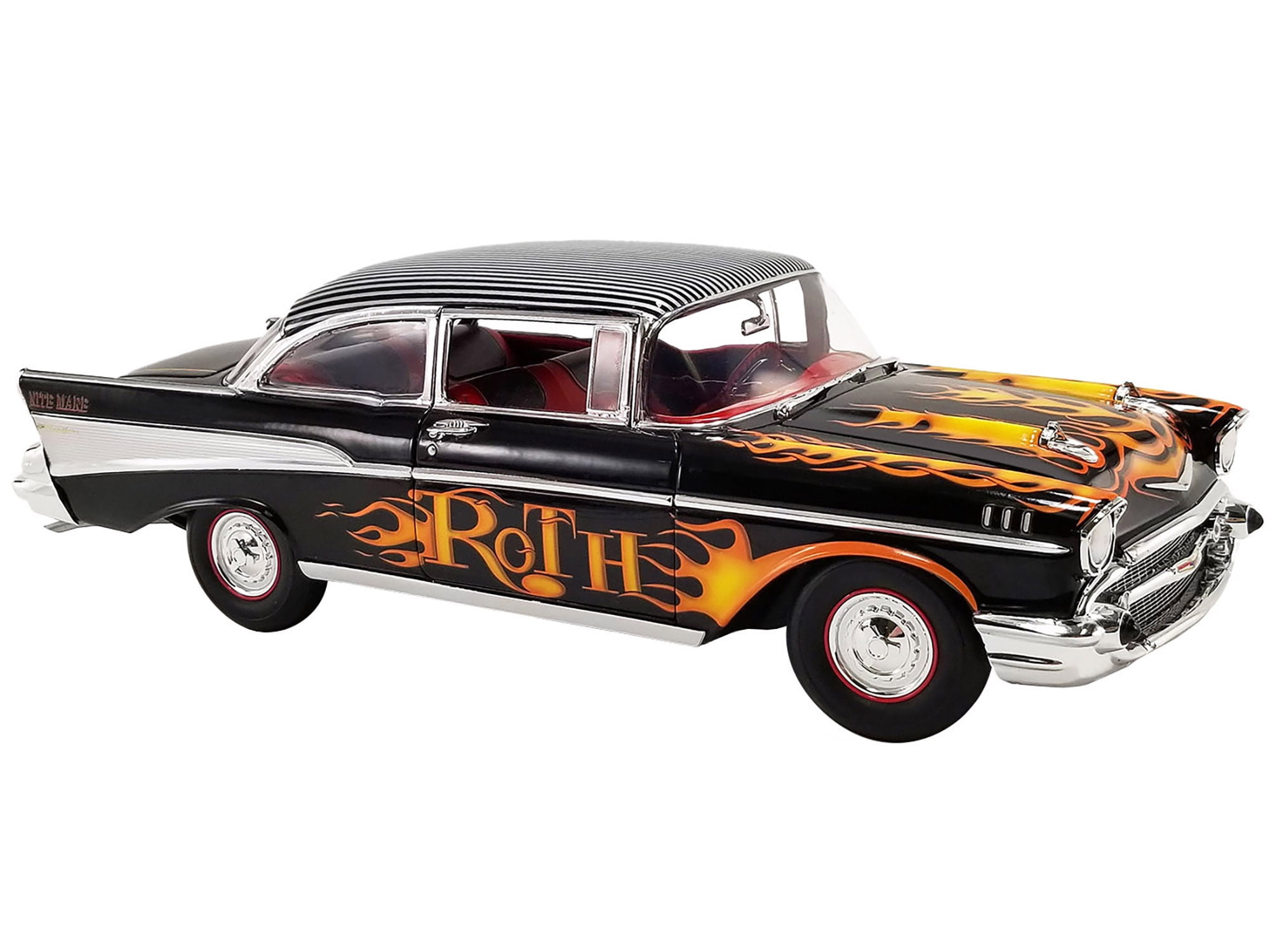 ACME A1807014 Black with Flames & Pinstripe Top Big Daddy Ed Roth ...