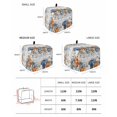 thumbnail image 2 of Fall Pumpkin Toaster Cover 4 Slice, Large Kitchen Appliance Covers, Thanksgiving Blue White Orange Plants Wood Toaster Oven Cover with Loop, Bread Machine Cover Polyester Dust Cover Protection, 2 of 4