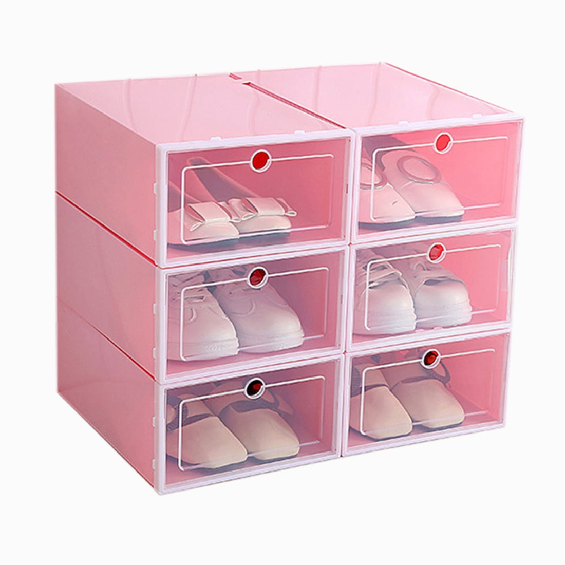 Unbranded 6 Piece Candy Color Shoe Box