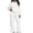 White, variant on Womens Fall Outfits Nelozsy Fashion Woman Hooded Solid Long Sleeve Blouse Long Pants Elastic Waist Sets Purple S