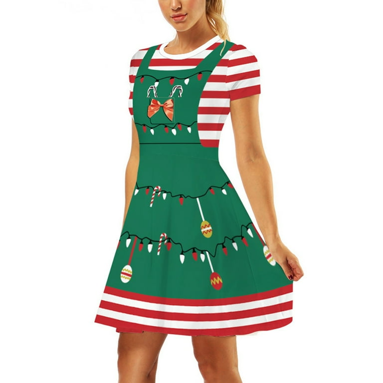 Christmas tree dress on sale walmart