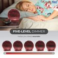 Sonic Alert - Sonic Bomb Dual Alarm Clock with Bed Shaker Vibrator and Digital Display Tecnology - Red - image 3 of 8