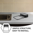 thumbnail image 3 of unbranded Para Fregadero De Cocina Negro Con Plegable Y Ventosa Para Evitar Atascos Y Optimizar Espacio, 3 of 8