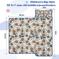 thumbnail image 5 of Striped Baseball Items Pattern Toddler Nap Mats for Kids Preschool,Sleeping Mat Bag or Kids,Toddler Sleeping Bag,Toddler Nap Mat or Daycare, 5 of 6