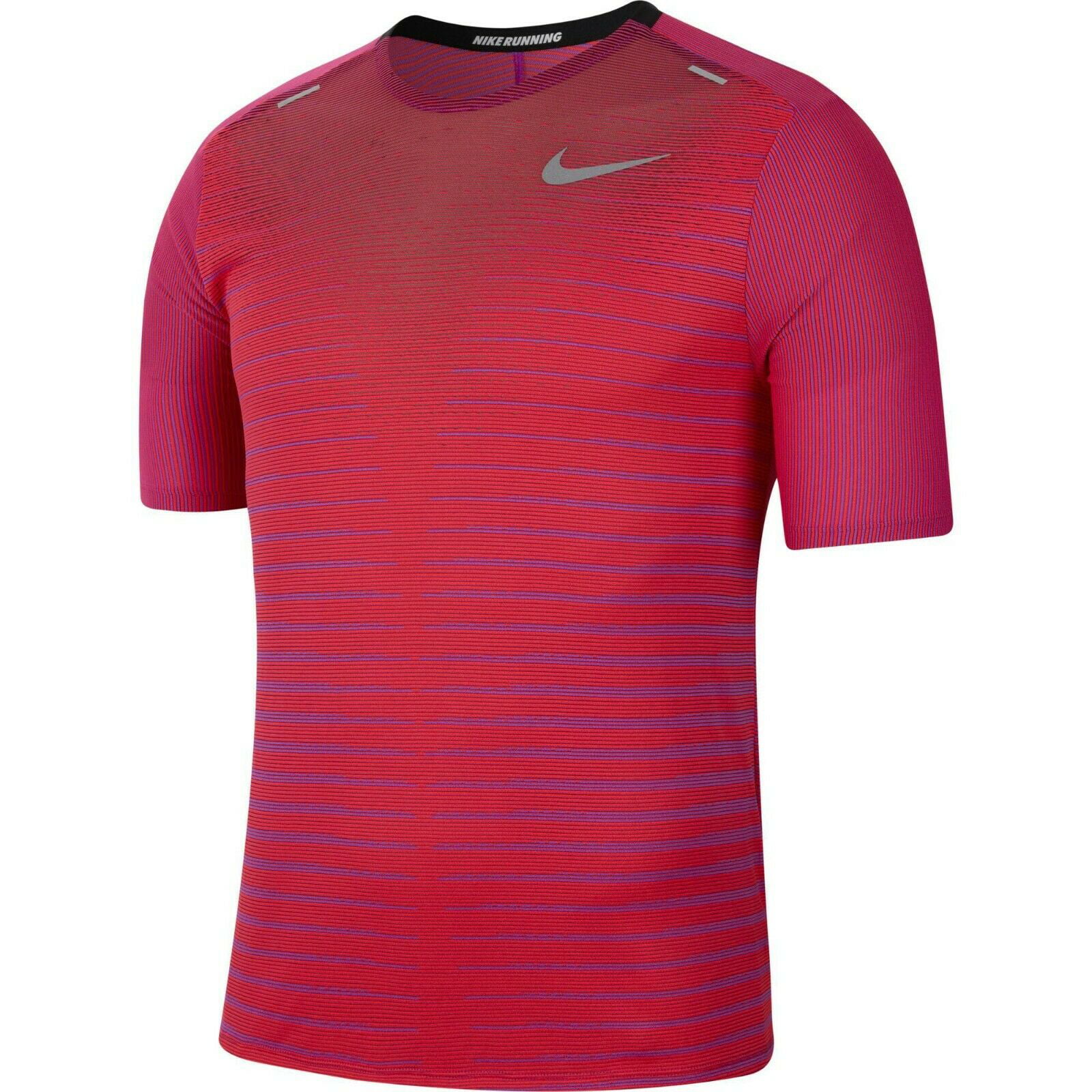 Nike Men's Fast Vivid Slim Fit Running T Shirt Size XL - Walmart.com