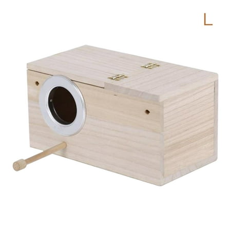 House Bird Parrot Breeding Nest Birds Accessories Home Decorative Cages Pet Wooden 1Pcs Balcony Decoration