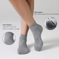 thumbnail image 5 of CAILDANL 6 Pack Men's Ankle Socks with Cushion, Sport Athletic Running Socks, 5 of 6