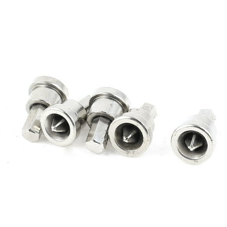 

Uxcell S2 PH2 6mm Crosshead Dimpler Drill Bit Drywall Screw Setter Silver Tone (5-pack)