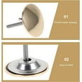 thumbnail image 4 of NOGIS 2 Pieces 2 Inch Kitchen Sink Hole Cover Faucet Hole Cover Stainless Steel Kitchen Sink Tap Hole Plate Stopper Cover Blanking Metal Plug (Gold), 4 of 7