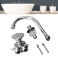 thumbnail image 1 of Foot Pedal Faucet, Rapid Water Discharge Hands Free Copper Foot Control Faucet  for Kitchen, 1 of 8