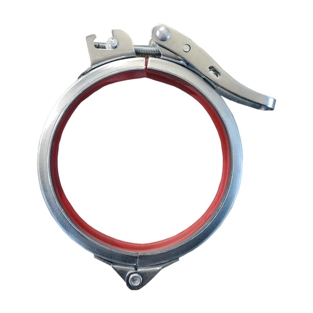 Abrazadera de Tubo Ajustable con Cierre de Liberación Rápida, Multifuncional, Versátil, de Fácil Instalación, Abrazadera para Tubería de Ventilación Diámetro interior 159 mm