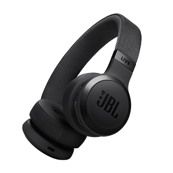 Restored JBL Live 675NC, Wireless On-Ear Headphones with True Adaptive Noise Cancelling (Refurbished)