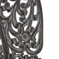 thumbnail image 5 of DecMode Traditional Wood Handmade Gray Carved Floral with Mandala Design Wall Décor, Set of 3 24"W x 72"H, 5 of 14