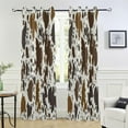 thumbnail image 6 of FREEAMG Cow Print Blackout Curtains 84x42in,Theral Insulated Room Darkening Curtains Window Curtain Panels for BedRoom Bath Living Room, 1 Panel, 6 of 7