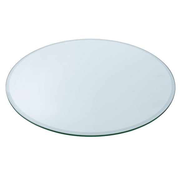 30 Round Tempered glass Table Top 14 Thick Flat Polished Edge
