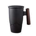 thumbnail image 1 of Taza de té de cerámica con tapa e infusor Taza de té elegante Estilo A Sunnimix Taza de cerámica para bebidas, 1 of 8