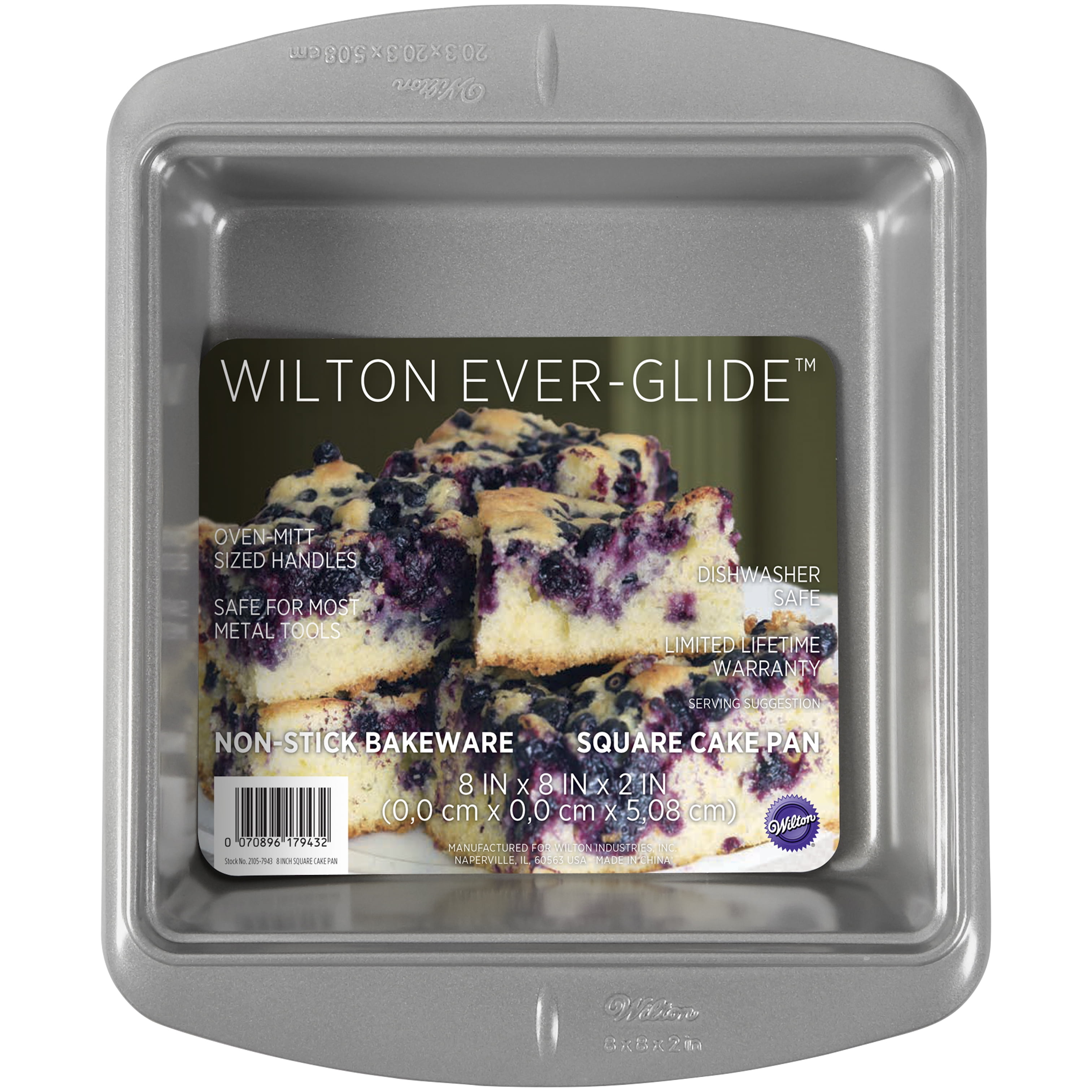 Wilton 191002912 8 By 8 By 2 Square Cake Pan: Cake Pans & Baking