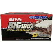 Met-Rx Big 100 Colossal Meal Replacement Bar, Super Cookie Crunch, 100 GM (Pack of 12)