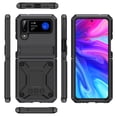 thumbnail image 2 of Compatible with Samsung Galaxy Z Flip 4 Metal Case with Kickstand Military Heavy Duty Shockproof Aluminum Case Hard Protection Cover for Galaxy Z Flip 4, 2 of 8
