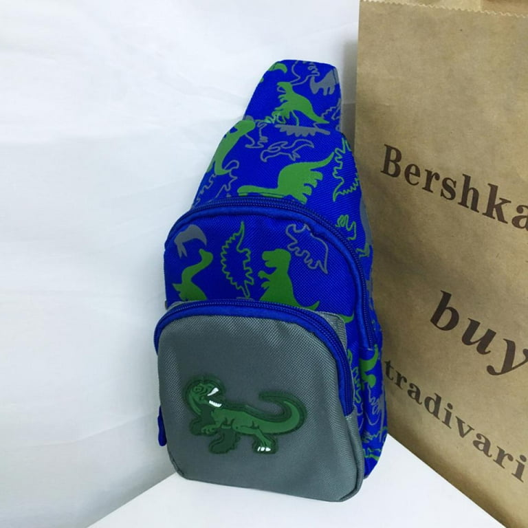 Kids Boys Girls Fanny Pack Cartoon Dinosaur Purse Waist Pack Belt Bum Bag for Travel Hiking Sports