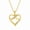 Yellow Gold, variant on Aurelle Infinity Heart Moissanite Necklace for Women, 925 Sterling Silver 14K Rose Gold Plated Love Heart Pendant Necklace, Symbol of Eternal Love Jewelry Gift for Wife Girlfriend Mom