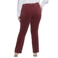thumbnail image 2 of NYDJ womens  Plus Marilyn Cranberry Pie Straight Leg Jean, 18W, 2 of 3