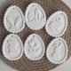 thumbnail image 4 of Llavero con colgante de conejo de Pascua de yeso Resina epoxi para manualidades DIY (2), 4 of 4