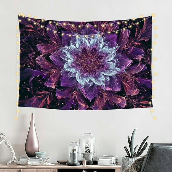 RKSupls Bohemian Purple Mandala Tapestry, Home Tapestry Suitable for Hanging for Decorative Wall Hanging, Decorative Bedroom, Living Room Decoration - 60*40in
