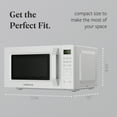 thumbnail image 4 of Open Box Farberware 700-Watt Compact Countertop Microwave Oven – 0.7 Cu. Ft., White, 4 of 6