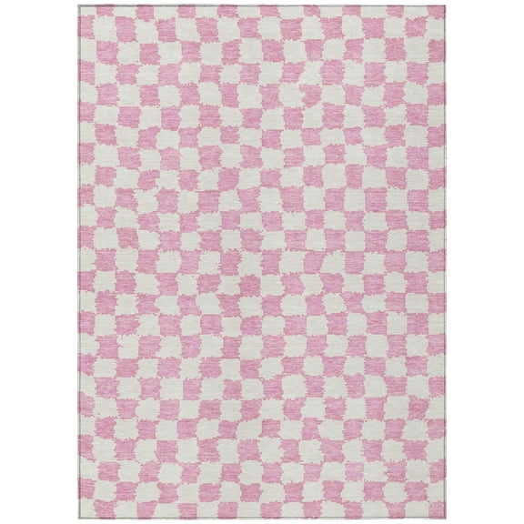 Dalyn Rugs Machine Washable Indoor/Outdoor Chantille Pink 2'6" x 3'10" Rug