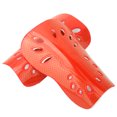 thumbnail image 2 of 1 par de espinilleras de fútbol para niños, almohadillas protectoras de entrenamiento de fútbol para niños, Protector (rojo), 2 of 8