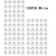 thumbnail image 5 of 100 Uds. Clips para cable CUTICAT organizador de cables autoadhesivo blanco, 5 of 6