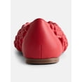 thumbnail image 4 of Scoop Women's Crochet Knot Ballet Flats, 4 of 7
