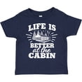 thumbnail image 3 of Inktastic Life is Better at the Cabin with Trees and Moon Boys or Girls Toddler T-Shirt, 3 of 5
