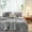 Gray, variant on 3-Piece Plush Shaggy Comforter Set, Twin Size Luxury Faux Fur Sherpa Reversible Bedding Comforter Set, Ultra Cozy Warm Fluffy Bedding Set for Winter (Tie-dye Coffee, 68x86 inches)