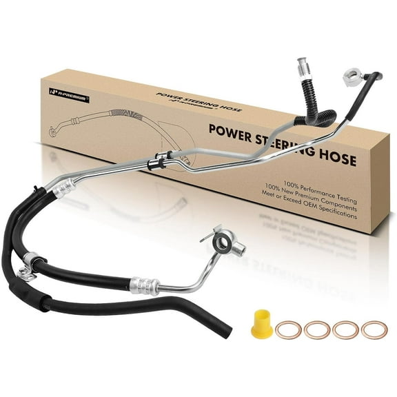 A-Premium Power Steering Hose Pressure & Return Line Hose Assembly Compatible with Toyota Land Cruiser Lexus LX470 1998-2002 V8 4.7L