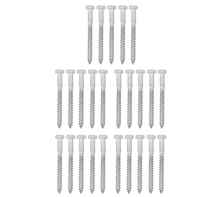 304 Stainless Steel Half Thread Bolt Wood Hex Lag Screws Self Tapping Wood Coach ScrewM8x80MM