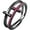 Black, variant on Engagement Wedding 925 Sterling Silver 14K Rose Gold Plating Round Cut Pink Ruby Christmas Special Double Cross Ring For Women