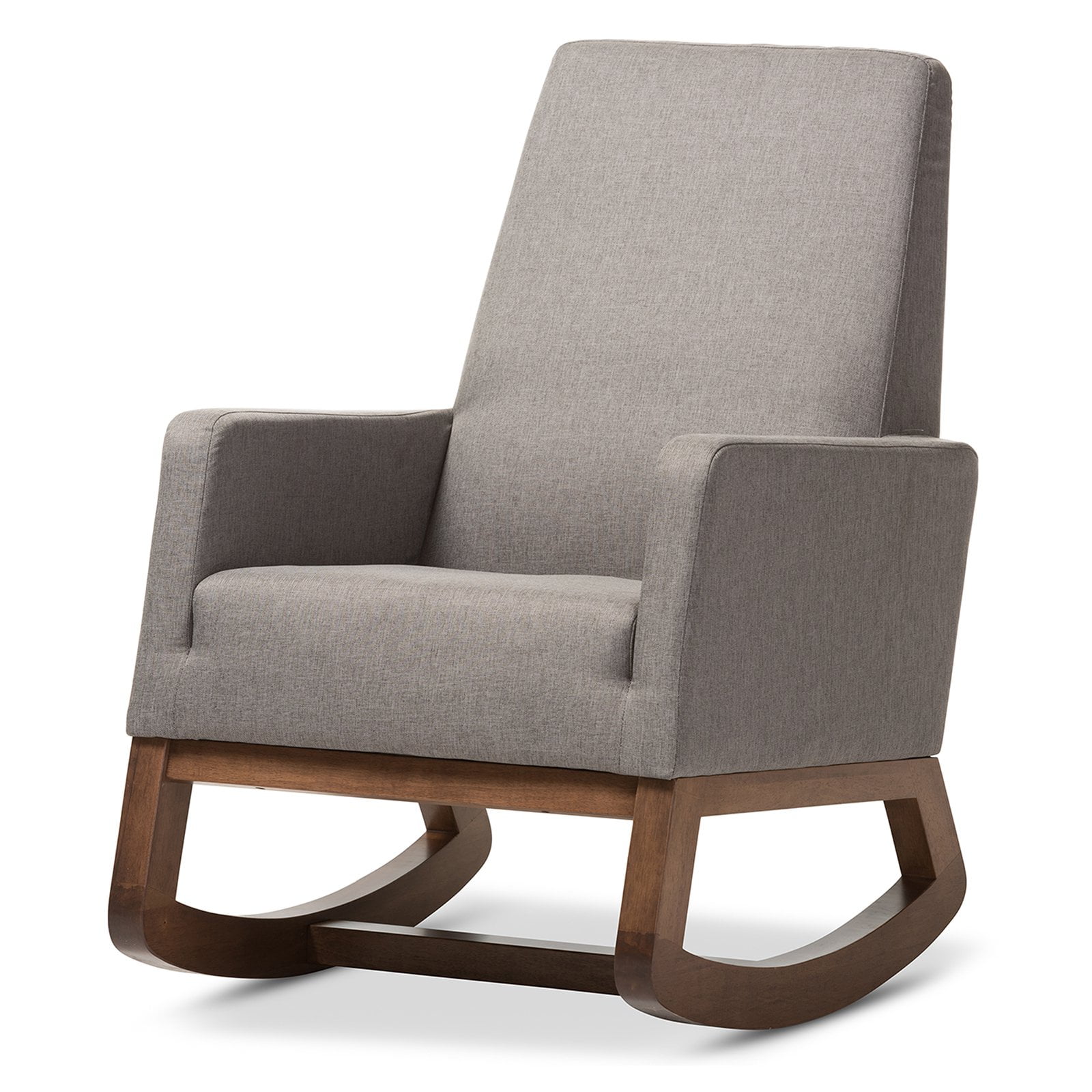 Baxton Studio Yashiya Midcentury Retro Modern Rocking Chair