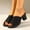 Black, variant on ATENAR Women Sandals Beach Fashion Sandals for Women Solid Color Womens Shoes White 8