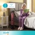thumbnail image 3 of Stander Wonder Walker Plus Short, Two-Wheel Lightweight Junior Folding Walker, Regal Rose, 3 of 7