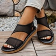 thumbnail image 3 of Xucatan Women's Mesh Sandals, Breathable Open Toe Flat Slides with Slingback Strap, Two Way Wear Round Toe Shoes, Versatile Summer Walking Footwear Gift, 3 of 9