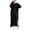 Black, variant on Women's Casual Ribbed Knit Outfit 2 Piece Bodycon Tank Dress and Long Sleeve Long Cardigan Spring Fall Clothes
