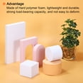 thumbnail image 5 of Unique Bargains Rectangle Photography Background Props, Hard Foam Photo Props Geometric Cube for Photo Shoot Makeup Tools, Perfume, Decoration, Pink, 5 of 5