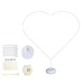 thumbnail image 4 of 1.5m Heart Shaped Balloon Holder Ring Balloon Arch Diy Garland Wedding Baby Shower Birthday Balloon Holder, 4 of 5